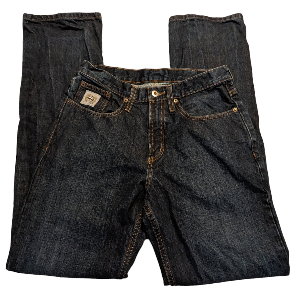 Cinch Jeans Mens 31x34 Blue Demin Silver Label Work Western Outdoor Cowbo…